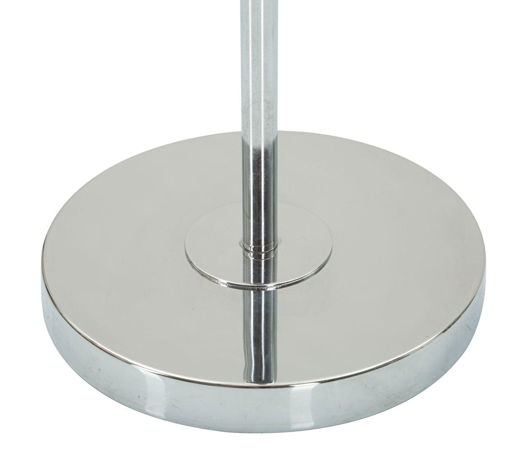 Lámpara de pie negra y dorada con pantalla de tela – Eva One diseño moderno