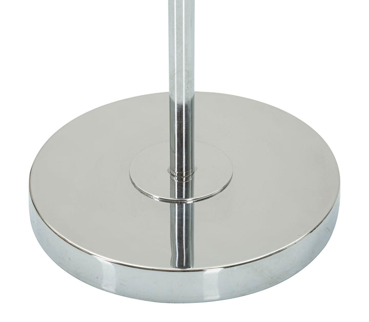 Lámpara de pie negra y dorada con pantalla de tela – Eva One diseño moderno