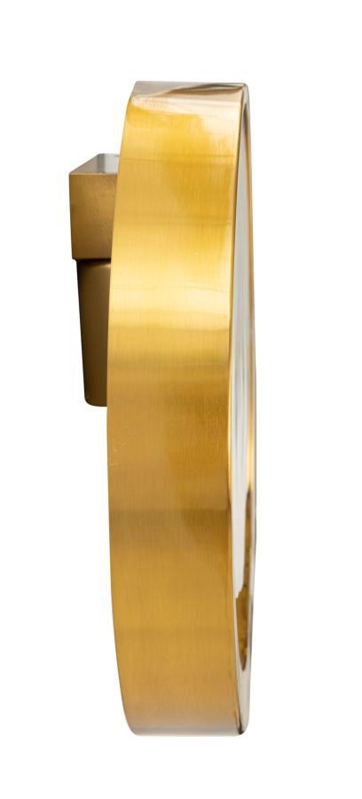 Aplique de pared dorado y blanco con efecto mármol – Acento decorativo