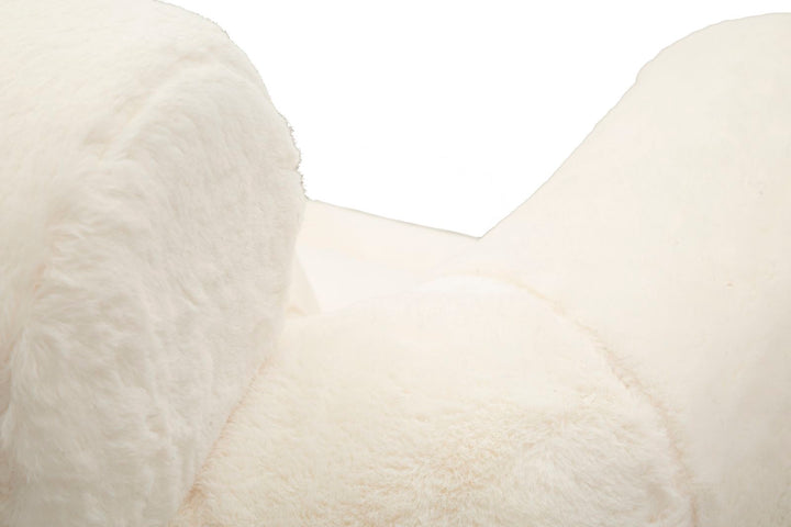 Sillón tapizado crema con cojín – Soffy Plus sillón de acento