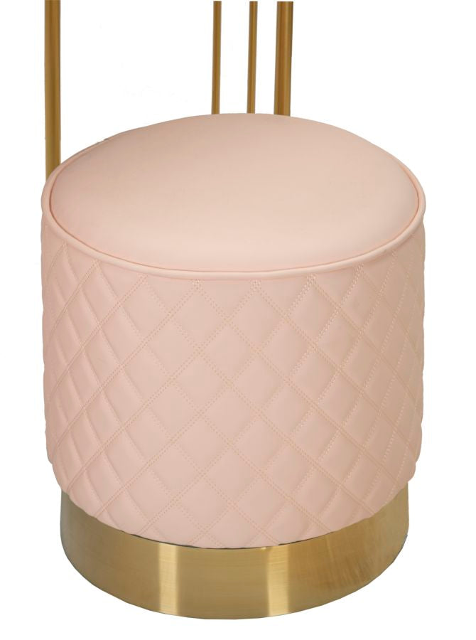 Tocador rosa con taburete a juego – Sharon mueble de dormitorio