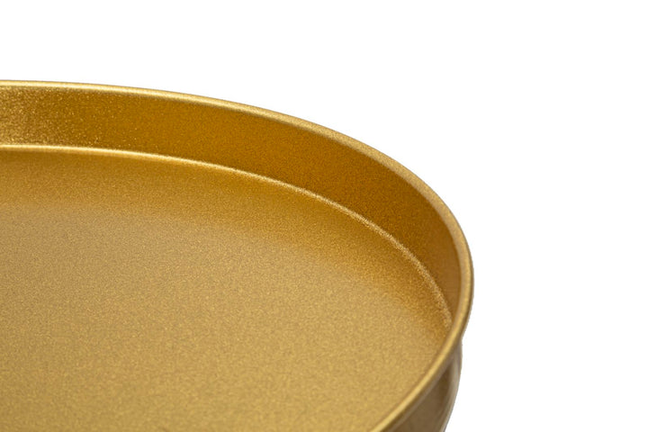 Mesa auxiliar de metal dorado – Doha acento moderno
