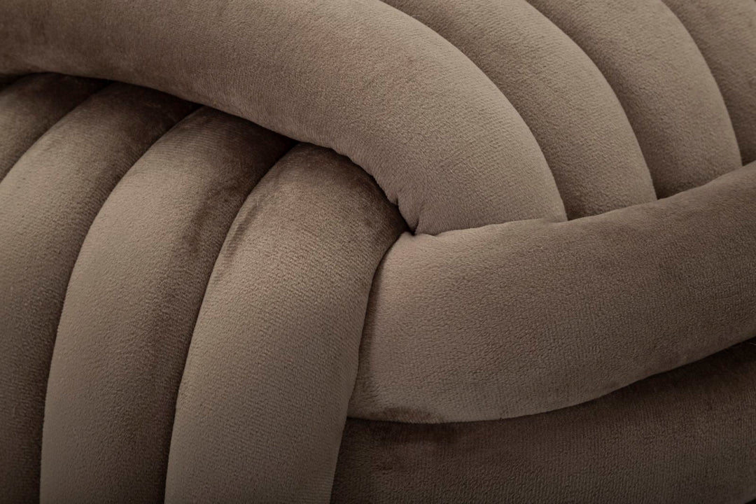 Taburete tapizado gris – Sofy asiento acolchado de acento