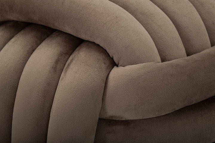 Taburete tapizado gris – Sofy asiento acolchado de acento