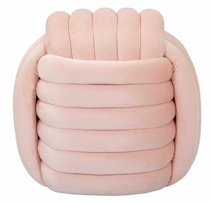 Taburete tapizado rosa – Sofy asiento acolchado de acento