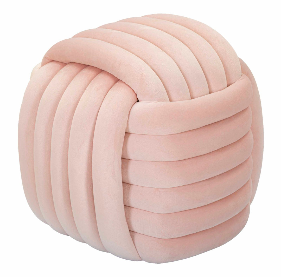 Taburete tapizado rosa – Sofy asiento acolchado de acento