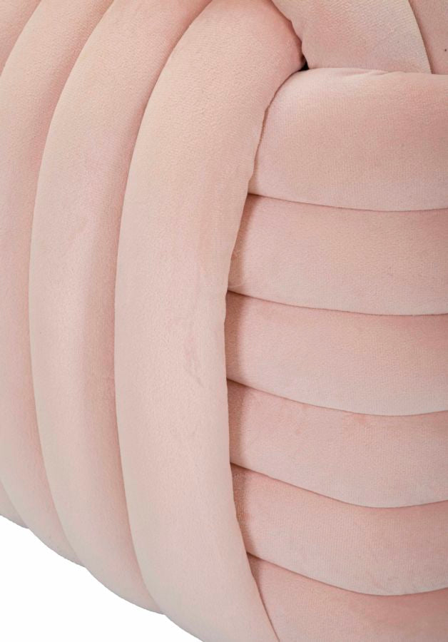 Taburete tapizado rosa – Sofy asiento acolchado de acento