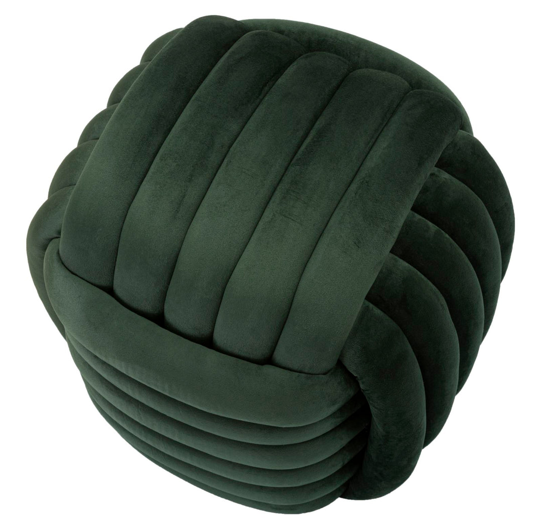 Taburete tapizado verde – Sofy asiento acolchado de acento