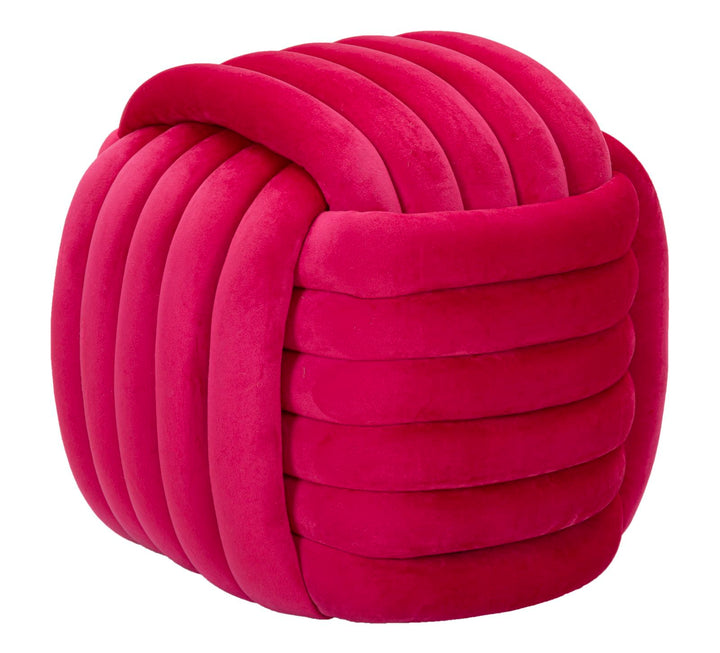 Taburete tapizado fucsia – Sofy asiento acolchado de acento