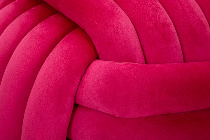 Taburete tapizado fucsia – Sofy asiento acolchado de acento