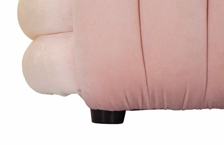 Banco tapizado rosa – Sofy asiento acolchado