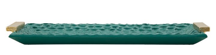 Bandeja rectangular de resina verde – Grent diseño moderno