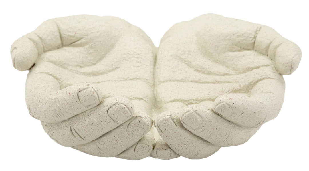 Cuenco decorativo de mano de resina blanca – Stons Collection