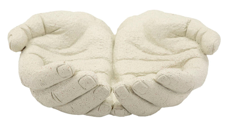 Cuenco decorativo de mano de resina blanca – Stons Collection