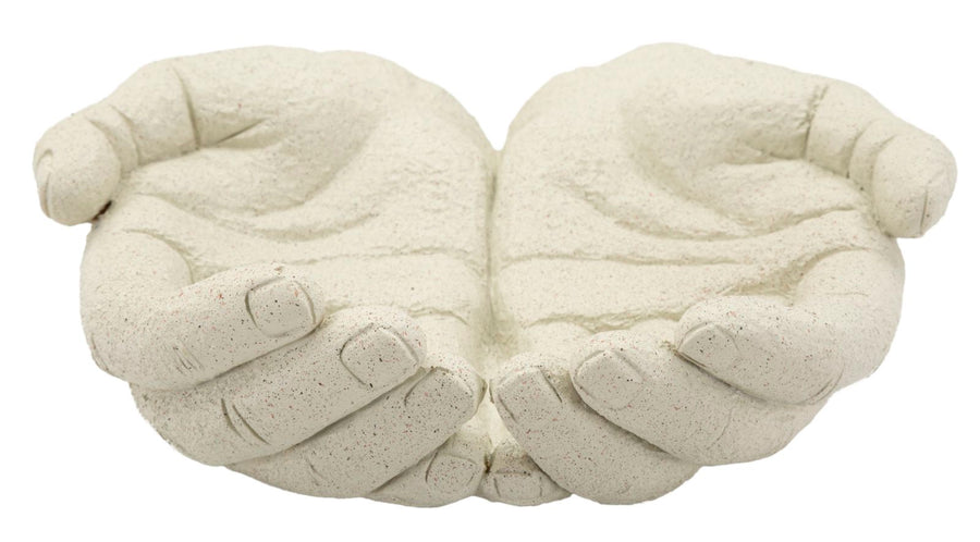 Cuenco decorativo de mano de resina blanca – Stons Collection