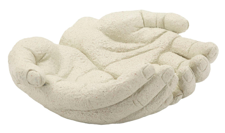 Cuenco decorativo de mano de resina blanca – Stons Collection