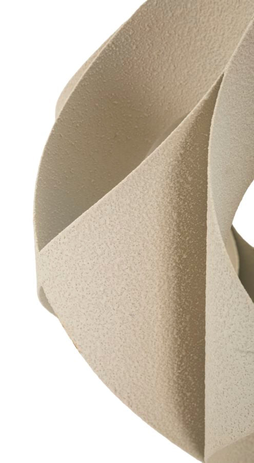 Lámpara de mesa decorativa beige con armazón único – Space diseño moderno