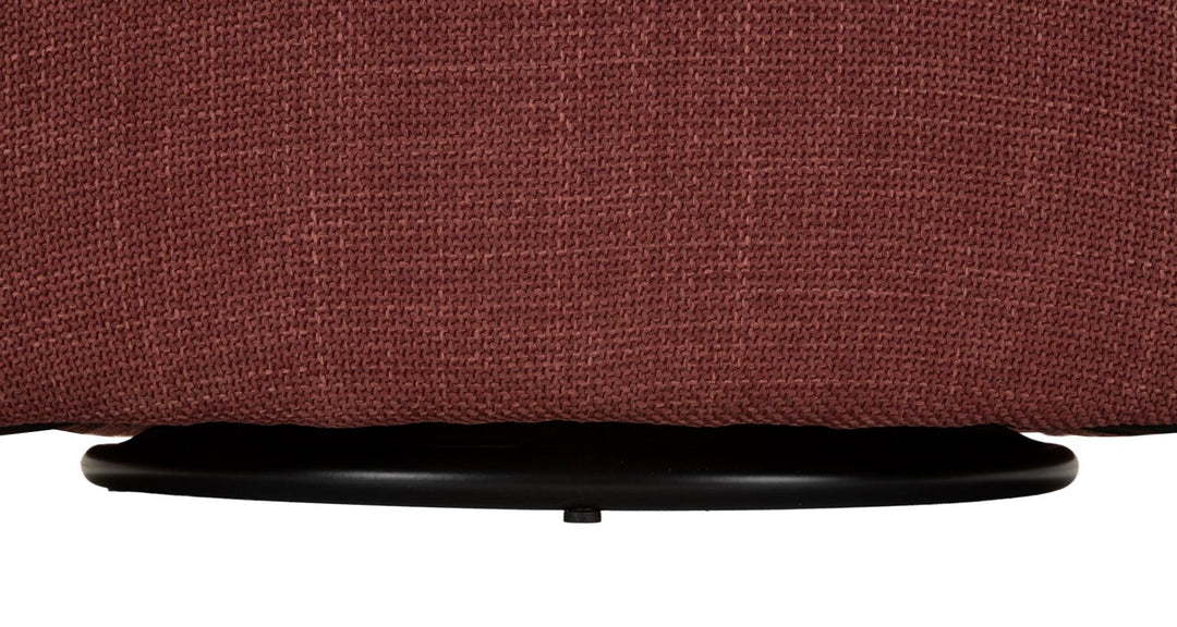 Sillón giratorio de terciopelo burdeos – Siena sillón de acento moderno