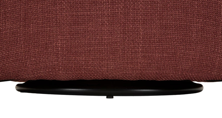 Sillón giratorio de terciopelo burdeos – Siena sillón de acento moderno