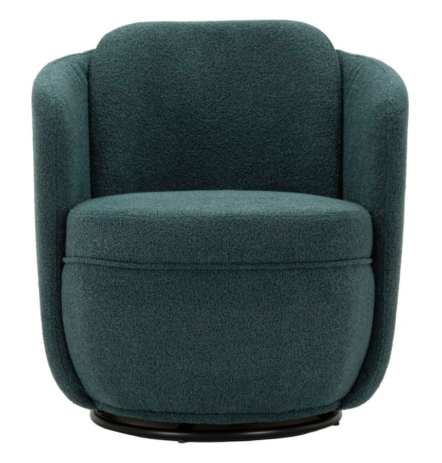 Sillón giratorio tapizado azul – Torino Otanio sillón de acento
