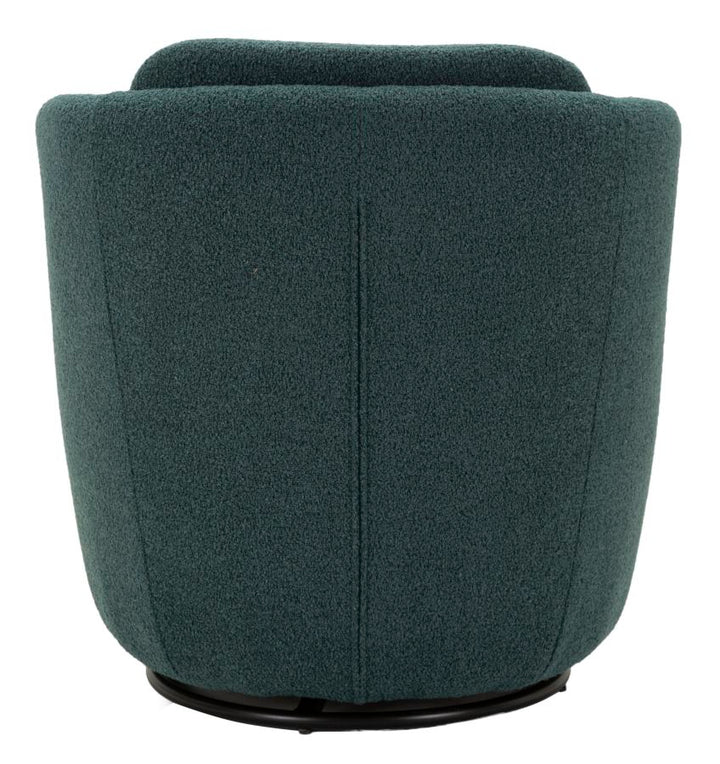 Sillón giratorio tapizado azul – Torino Otanio sillón de acento
