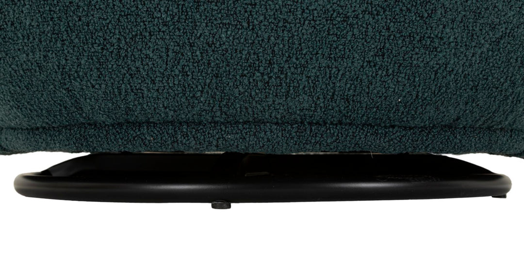 Sillón giratorio tapizado azul – Torino Otanio sillón de acento