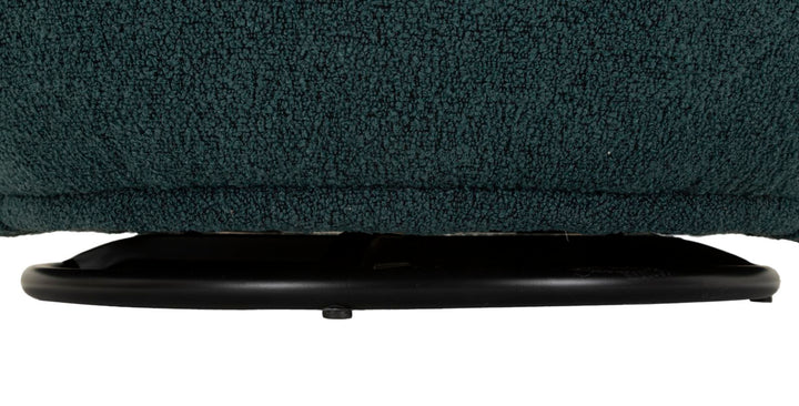 Sillón giratorio tapizado azul – Torino Otanio sillón de acento