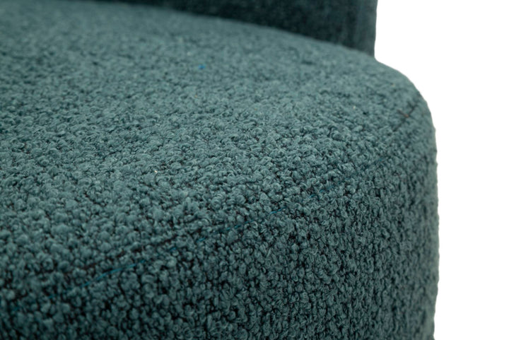 Sillón giratorio tapizado azul – Torino Otanio sillón de acento