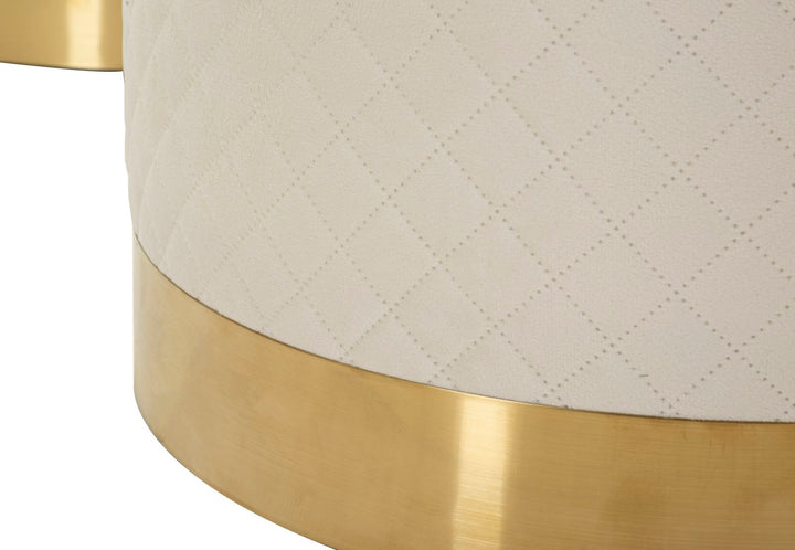 Juego de 3 pufs tapizados con almacenaje – Display Shop diseño moderno