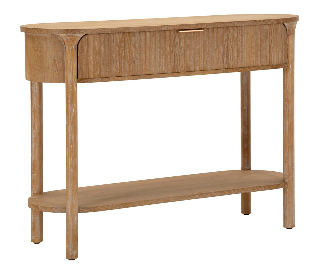Mesa consola de madera con almacenaje – Gothenburg recibidor moderno