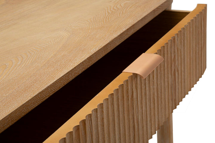 Mesa consola de madera con almacenaje – Gothenburg recibidor moderno