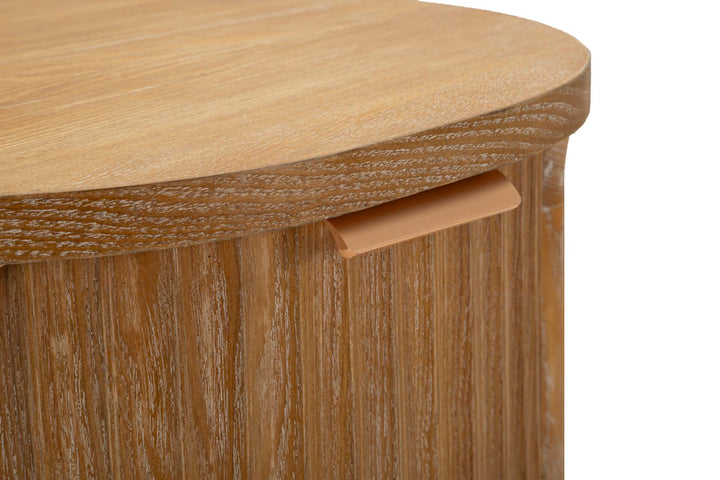 Mesita de noche de madera con cajón – Gothenburg