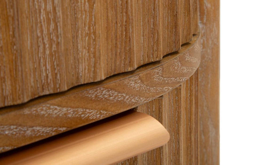 Mesita de noche de madera con cajón – Gothenburg