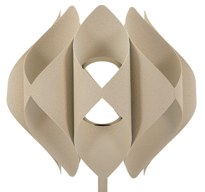 Lámpara de pie decorativa beige con pantalla – Space contemporánea