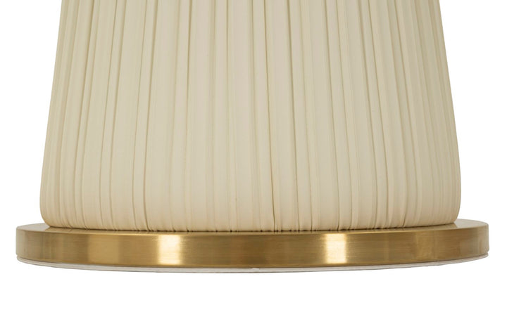 Mesa de centro redonda dorada con tapa de mármol artificial – Nova estilo contemporáneo