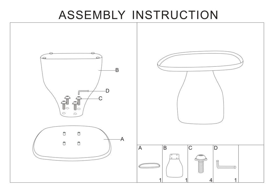 Mesa de centro redonda amarilla con base geométrica – Gea diseño moderno