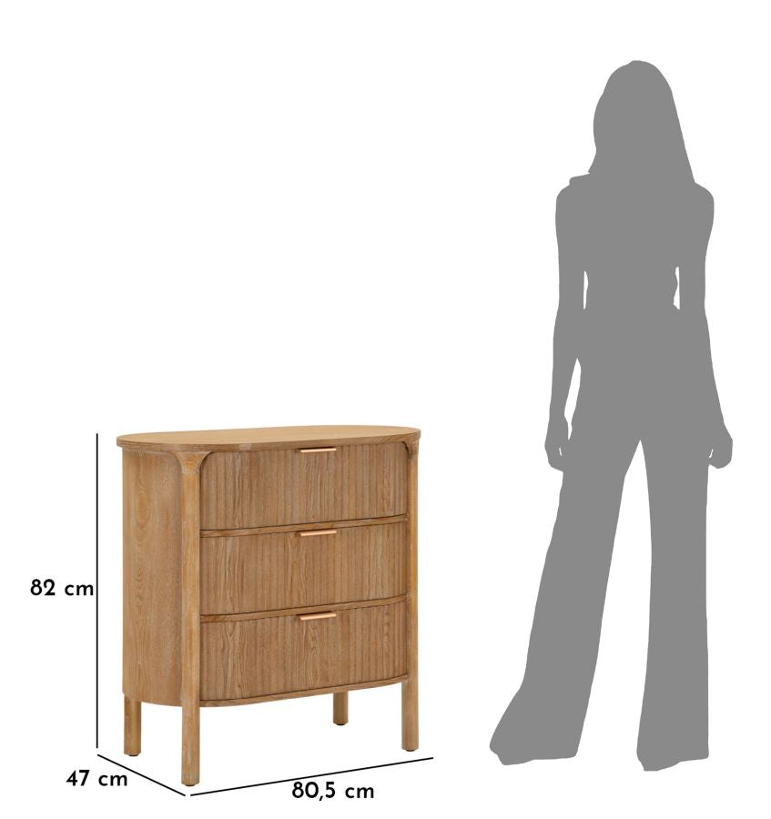 Cómoda de madera con cajones – Gothenburg colección dormitorio