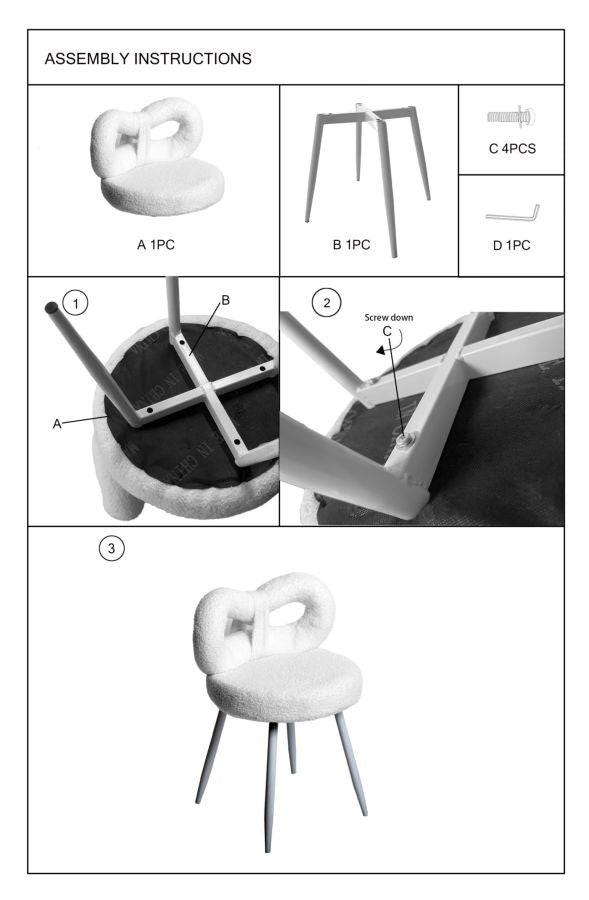 Mini silla tapizada rosa con patas de madera – Ilary asiento de acento