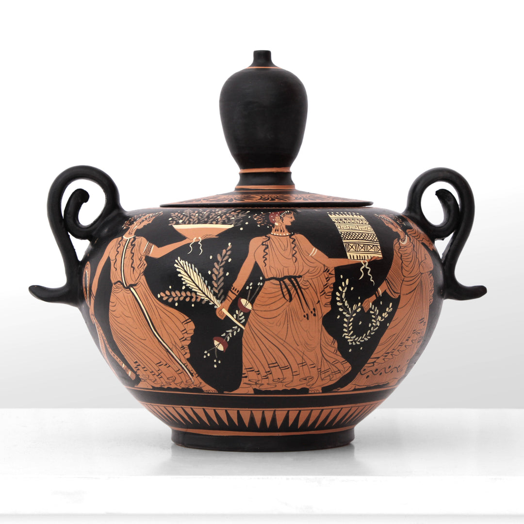 Fontaniera Griega de Figuras Rojas Pottery - The Ancient Home