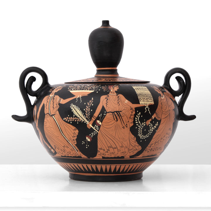 Fontaniera Griega de Figuras Rojas Pottery - The Ancient Home