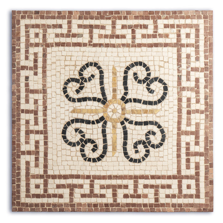 Mosaico de friso geométrico