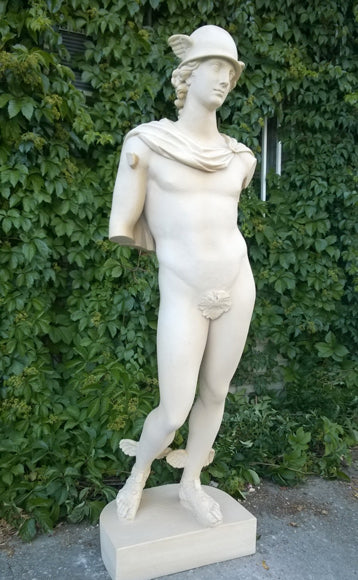 Estatua de Hermes - Escultura de jardín a tamaño real (grande)