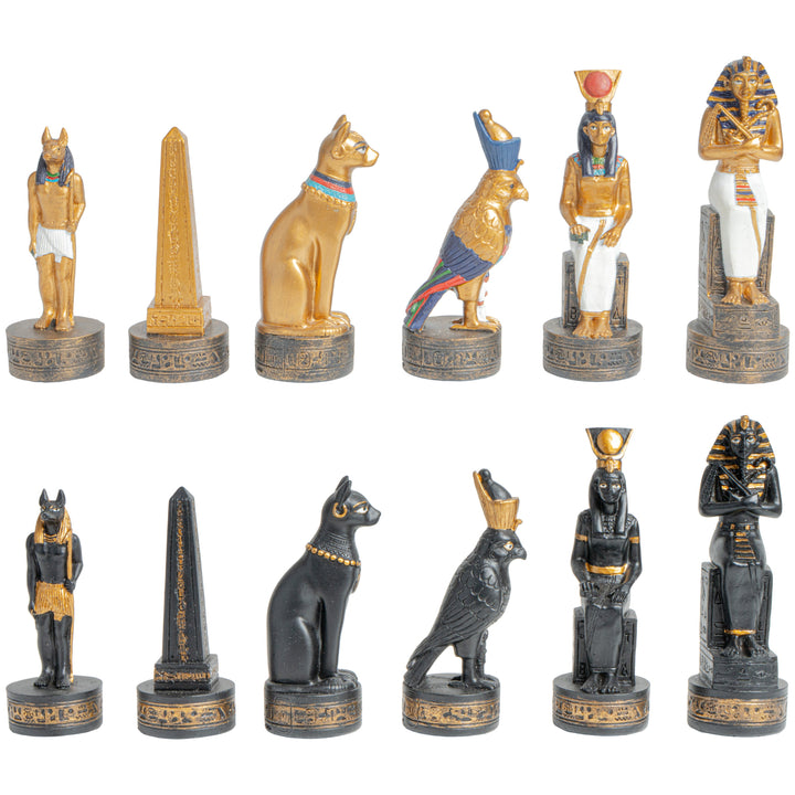 Juego de Ajedrez Temático del Antiguo Egipto