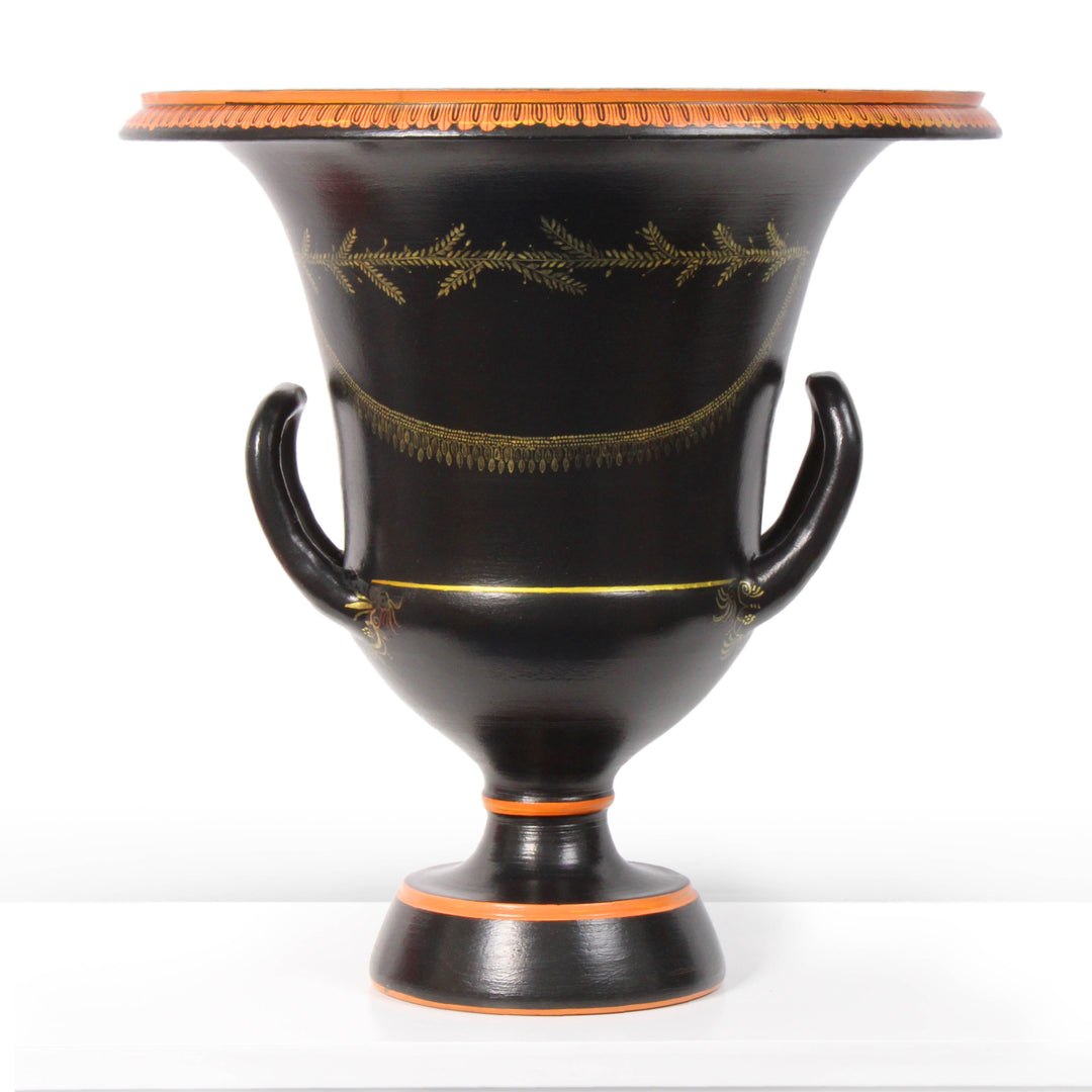 Krater Griego Negro Pottery - The Ancient Home