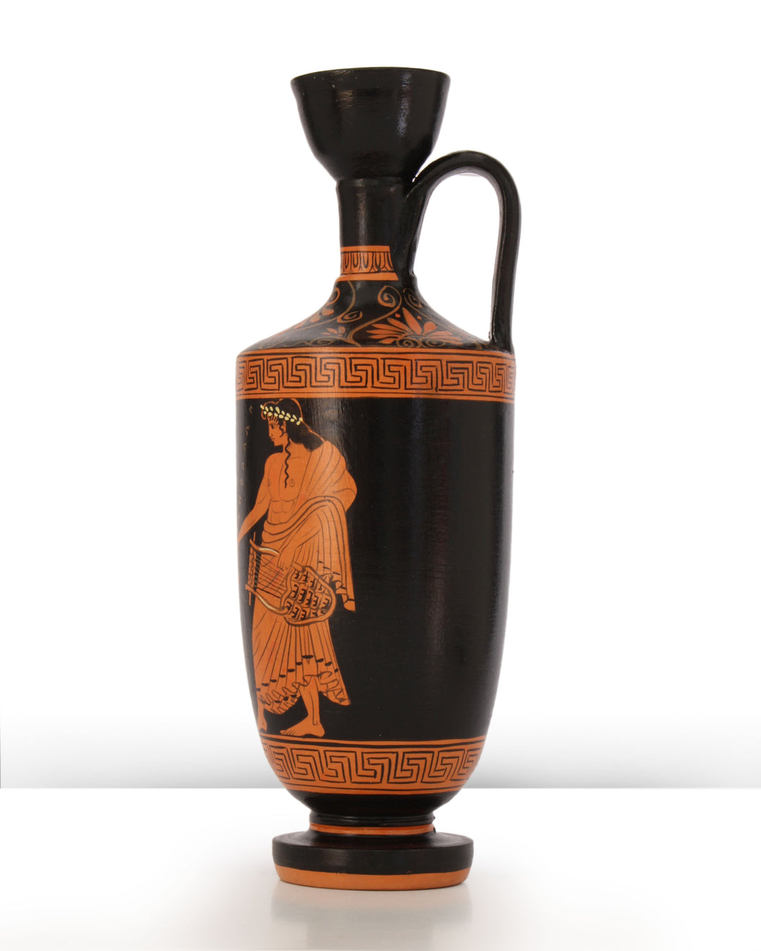 Lekythos Griego de Figuras Rojas con Artemisa y Apolo Pottery - The Ancient Home