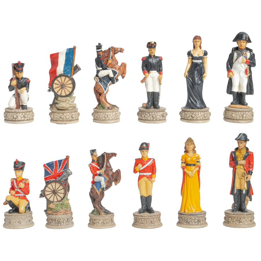 Juego de Ajedrez Temático de la Batalla de Waterloo