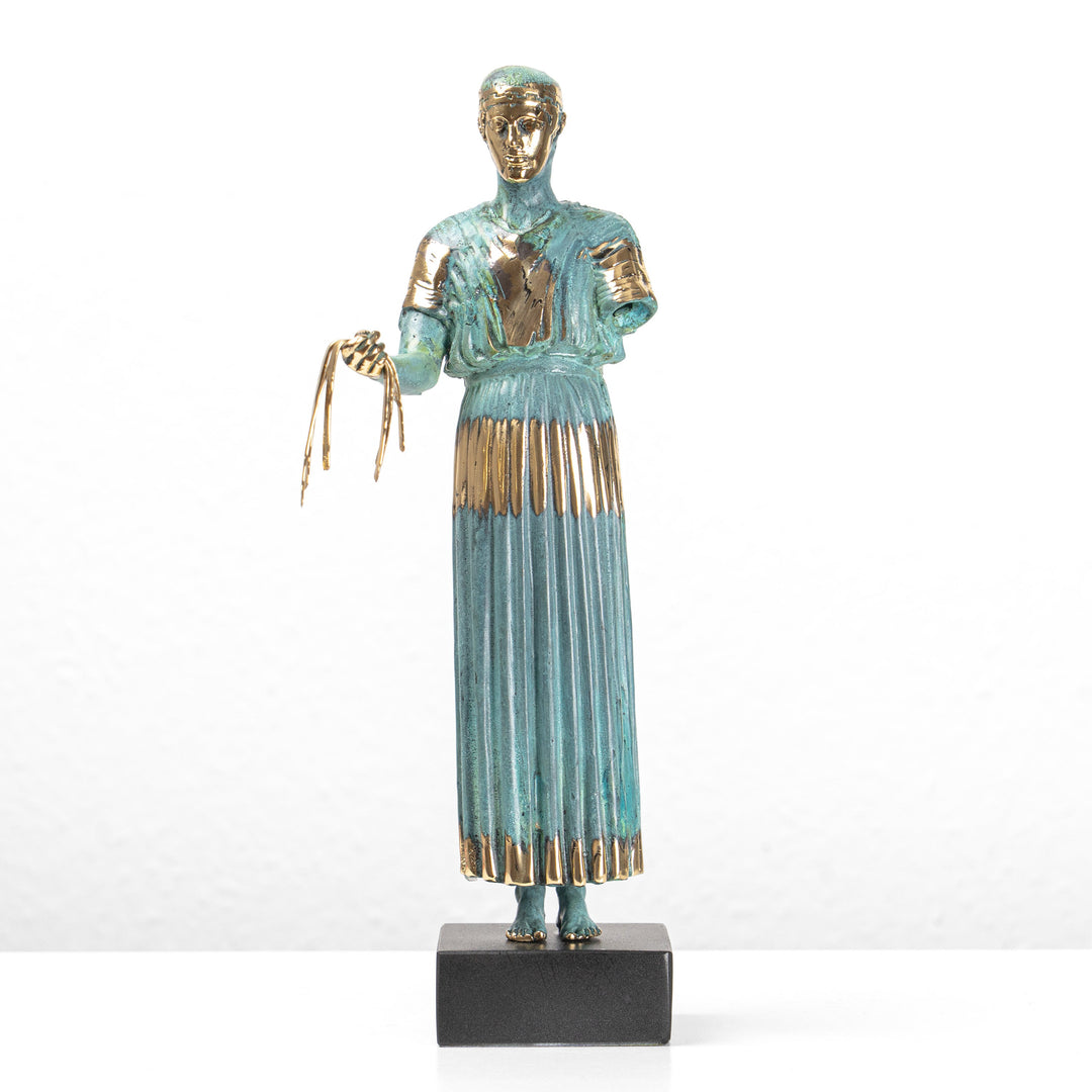 Estatua del Auriga de Delfos (Escultura de latón)