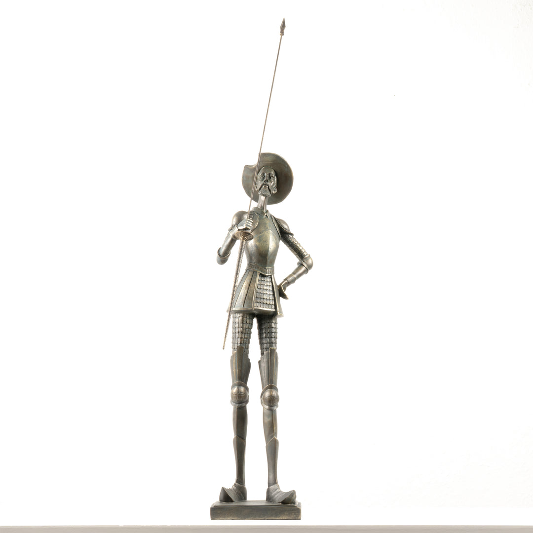 Don Quijote de la Mancha Estatua (Escultura Decorativa con Acabado en Bronce)