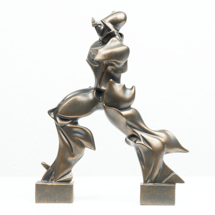 Escultura de Hombre Futurista de Boccioni (Bronce Fundido en Frío)