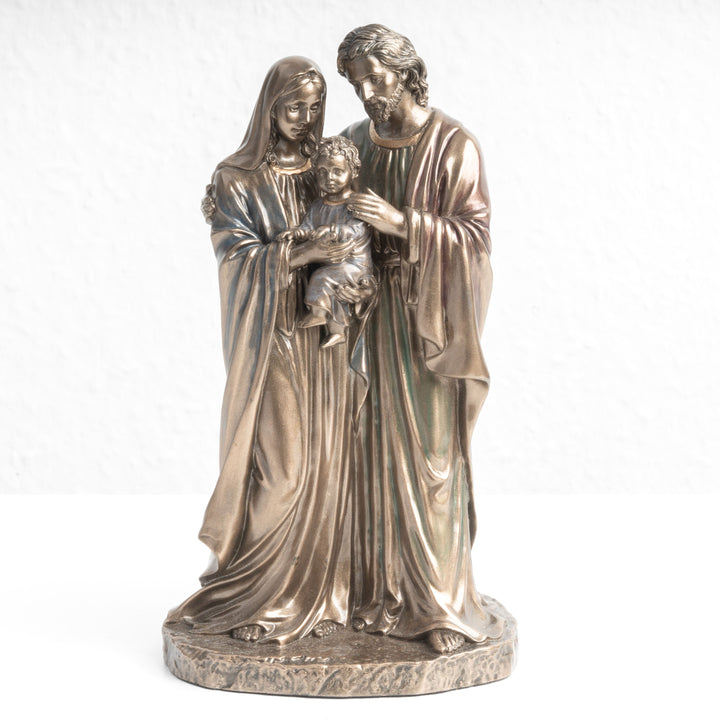 Estatua de la Sagrada Familia – Protectora de las Familias Cristianas (Escultura en Bronce Fundido en Frío)